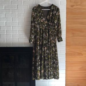 NWT Madewell midi length tiered dress
